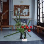 Installazione Orto Botanico di Napoli 2011 – Mostra Ikebana e Shodo “L’ikebana festeggia i 150 anni dell’Unità d’Italia”