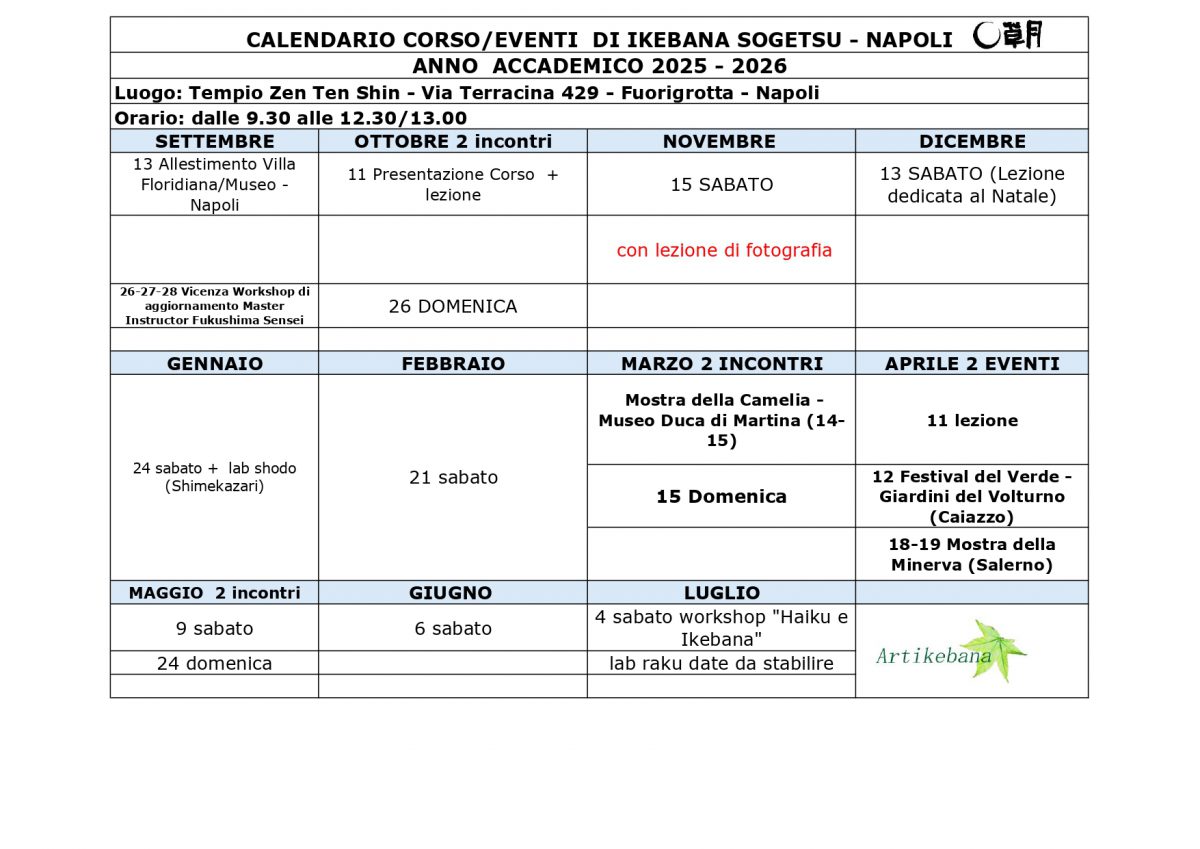 Copia di CALENDARIO CORSO DI IKEBANA - NAPOLI 25_26_page-0001